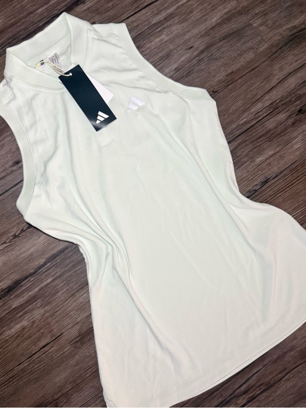 adidas Mint Green Racerback Performance Tank